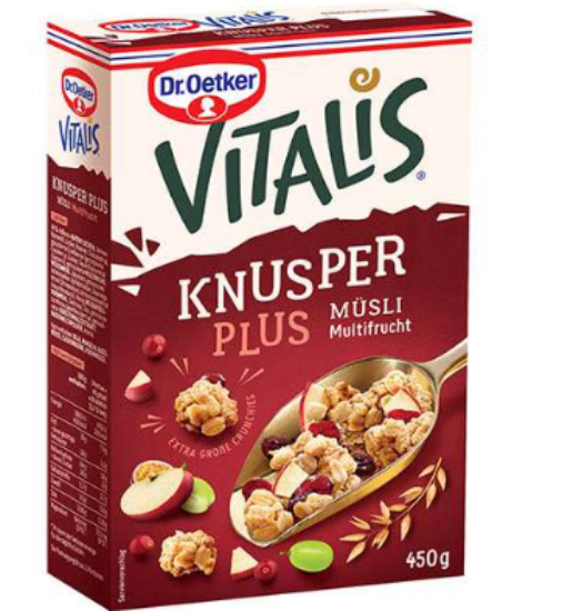 Dr. Oetker Vitalis Multi Meyveli Çıtır Müsli 450 gr