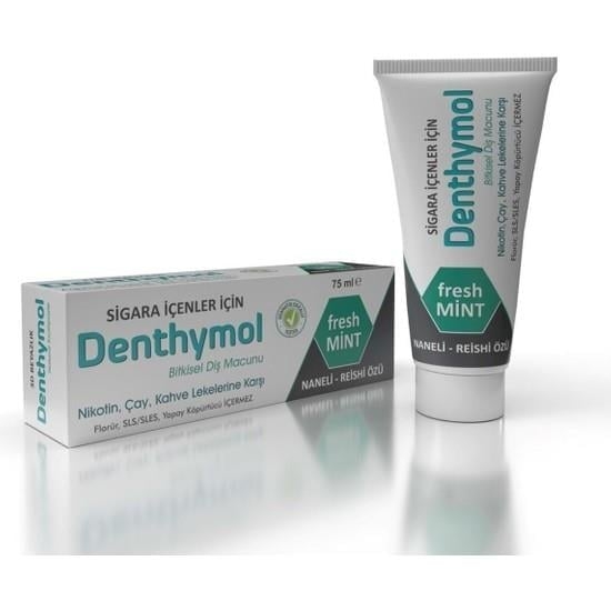 Dentymol Denthymol Sigara İçenler Bitkisel Diş Macunu  75 ml