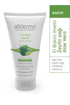 Alldermo El Bakım Krem Aloe Vera - Zeytin Yağı  75 ml