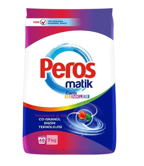 Peros Matik Canlı Renkler 7 kg