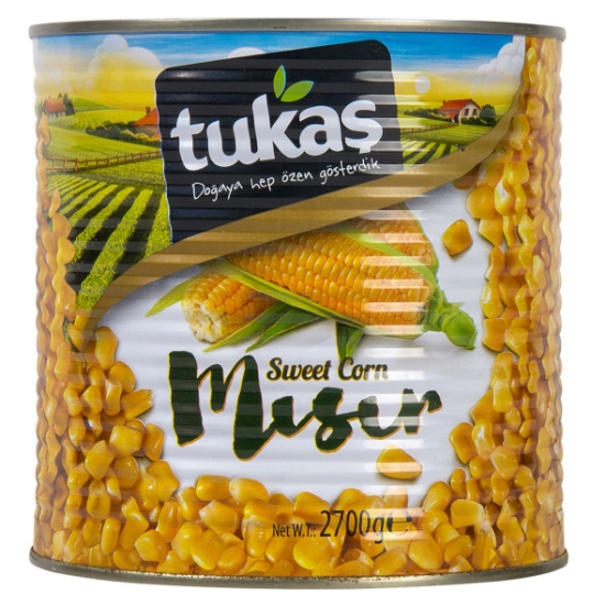 Tukaş Mısır Konserve 2700 gr