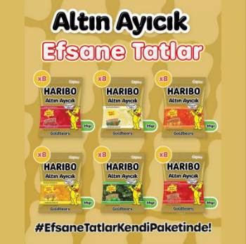 haribo, altın ayıcık, şekerleme, jelibon, yumuşak şeker