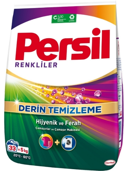 Persil Toz Çamaşır Deterjanı Renkliler Için 5kg (33 Yıkama)