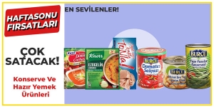 Yılın İlk Haftasonu Fırsatları!- Konserve Ve Hazır Yemek Ürünleri kampanya resmi