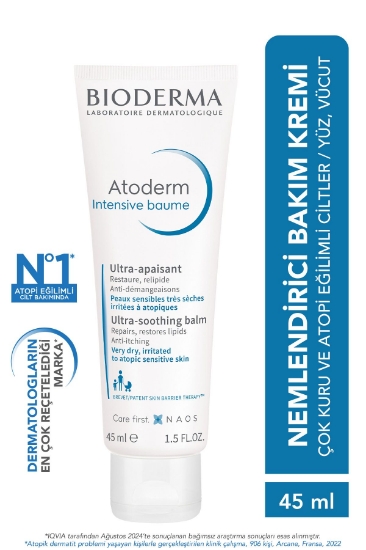 Bioderma  Atoderm Intensive Baume Kuru Cilt Nemlendirme Kremi 45 Ml