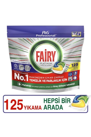 Fairy Platinum 125'li Bulaşık Makinesi Kapsülü