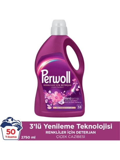 Perwoll Hassas Sıvı Çamaşır Deterjanı Çiçek Cazibesi Yenileme 2750 ml