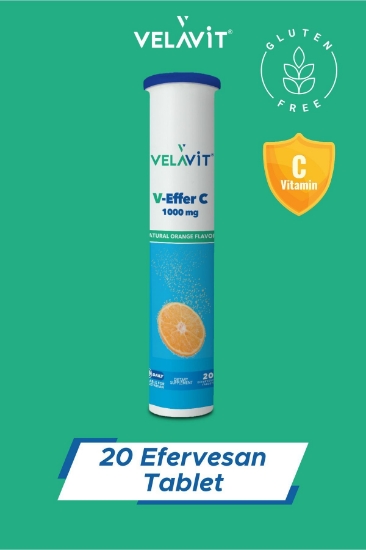 Velavit V-Effer C 1000 mg 20 Effervescent Tablet