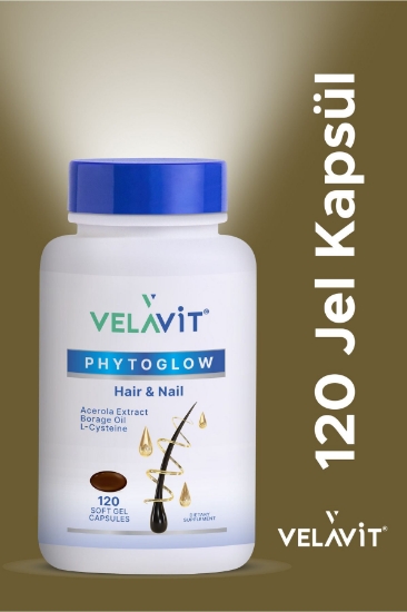 Velavit Phytoglow Hair & Nail 120 Soft Jel Kapsül 