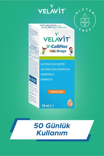 Velavit V-Coliflor Kids Drops Probiotic 10 ml