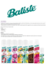 BATISTE KURU ŞAMPUAN ORIGINAL 200 ML  X 3 ADET