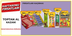 Yılın İlk Haftasonu Fırsatları!-Sakız-Şekerleme-Çikolata kampanya resmi