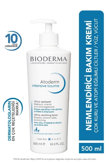 Bioderma Atoderm Intensive Baume Nemlendirici Bakım Kremi 500 ml