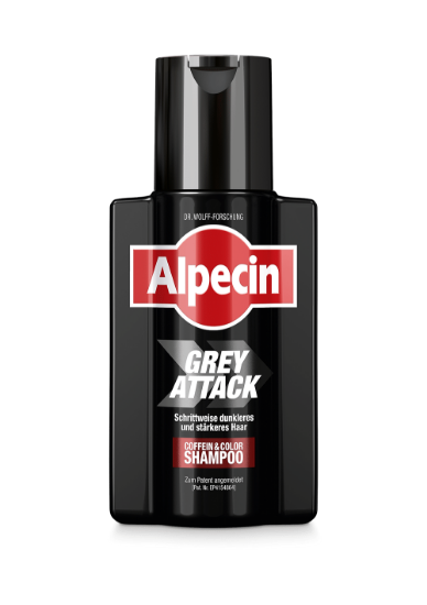 Alpecin Grey Attack-Gri Saçlar için Kafein İçeren Şampuan 200 ml