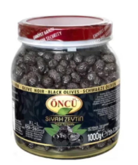 Öncü Siyah Zeytin 1 Kg (XL-L)(201-260)