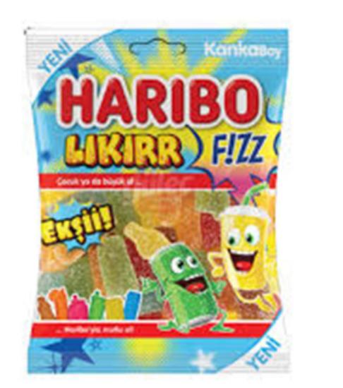 Haribo Fizz Lıkırr Ekşi Yumuşak Şeker 70 gr