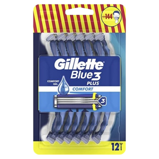 Gillette Blue 3 Tıraş Bıçağı 12 li Blister Comfort