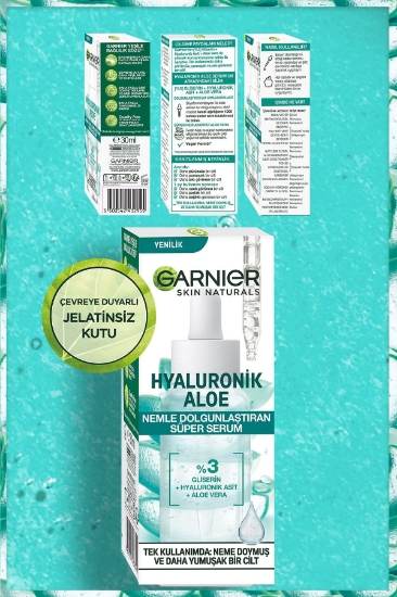 Garnier Hyaluronik Aloe Nemlendirici Ve Dolgunlaştırıcı Süper Serum