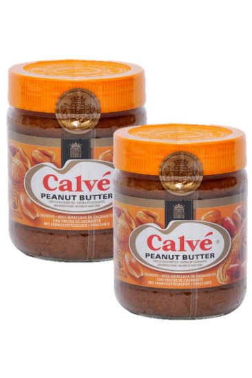 CALVE PEANUT BUTTER CRUNCHY 350 GR. X2 