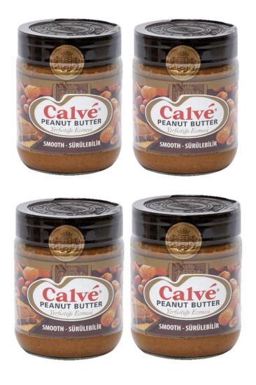 CALVE PEANUT BUTTER SMOOTH 350 GR. X4