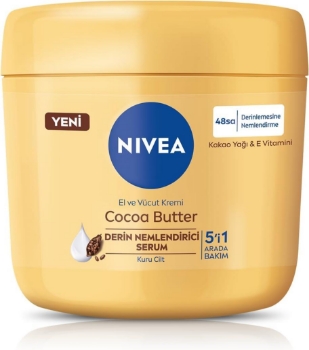 Nivea El Ve Vücut Kremi - Cocoa Butter 5 İn 1 Derin Nemlendirici 