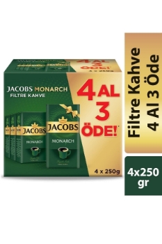 Monarch Filtre Kahve 250 gr 4 Al 3 Öde