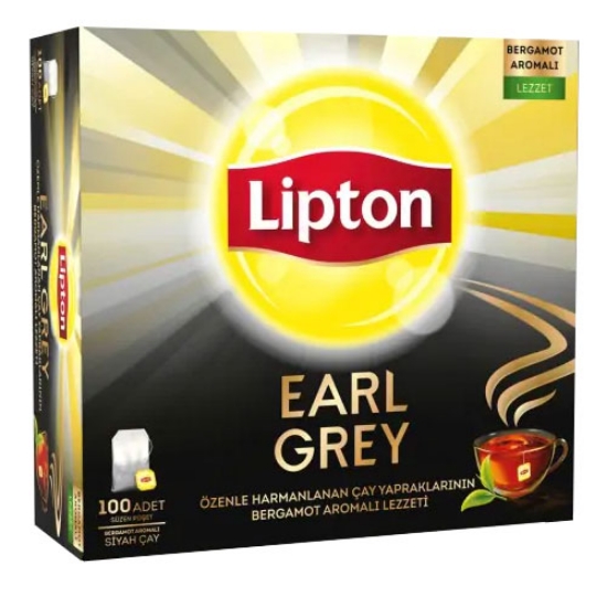 Lipton Earl Grey Bardak Poşet Çay 100'lü 200 Gr