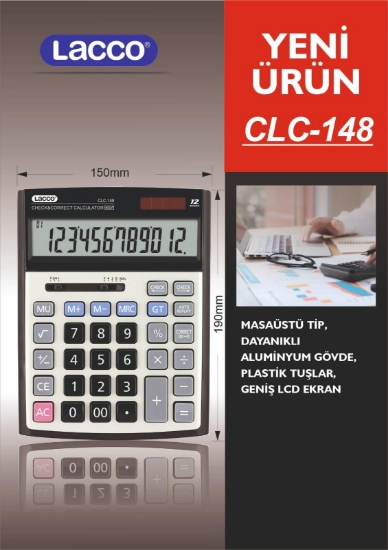 Lacco Hesap Makinesi CLC-148 150*190 MM