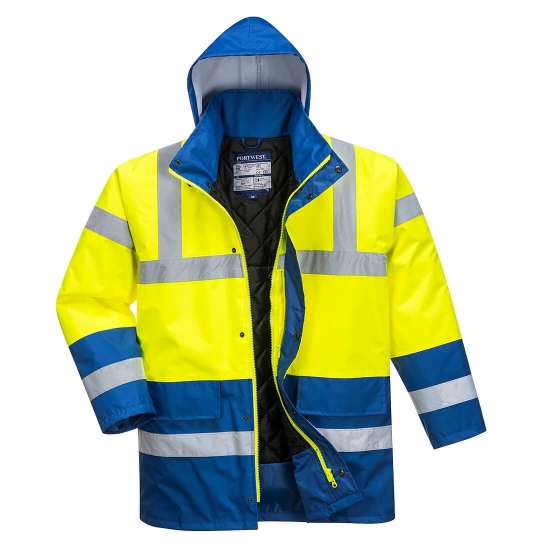 Portwest S466 Sarı Lacivert Parka S