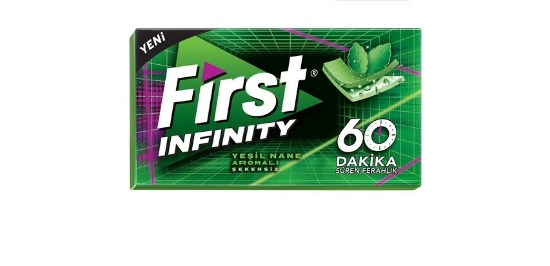 First 60 Dakika Sakız 27 gr x 12'li Paket Yeşil Nane Aromalı