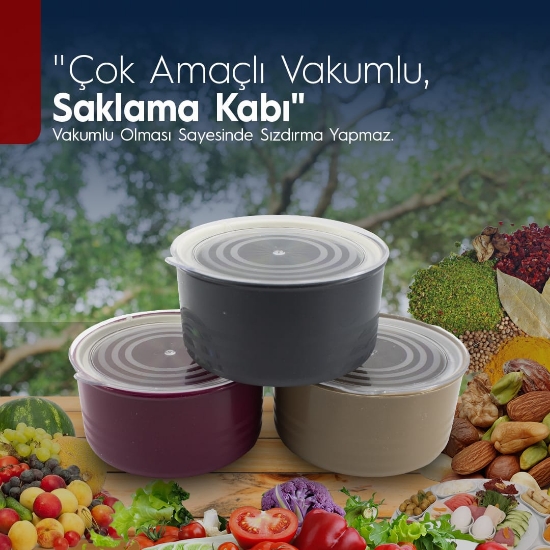 Win Küçük Saklama Kabı Contalı  Kristal Saklama-Karışık Renklerde