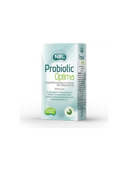 NBL Probiotic Optima Takviye Edici Gıda 30 Tablet