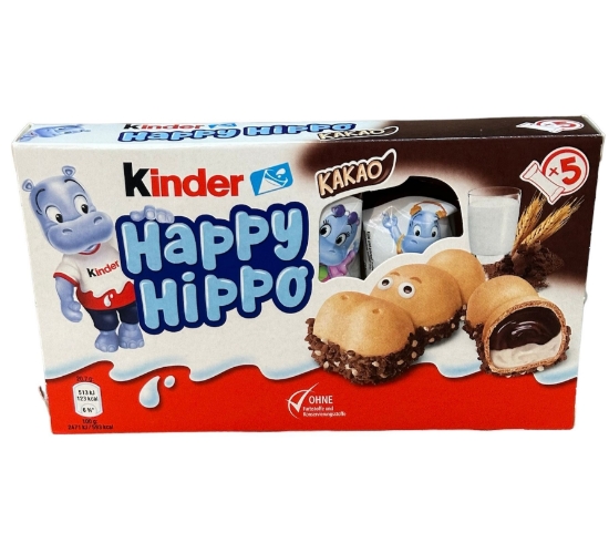 Kinder Happy Hippo Kakaolu Bisküvi 103,5 Gr