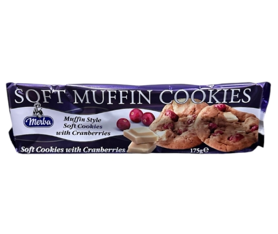 Merba Soft Muffın Cranberries Cookıes 175 Gr