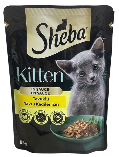 Sheba Pouch Tavuklu Yavru Yaş Mama 85 Gr