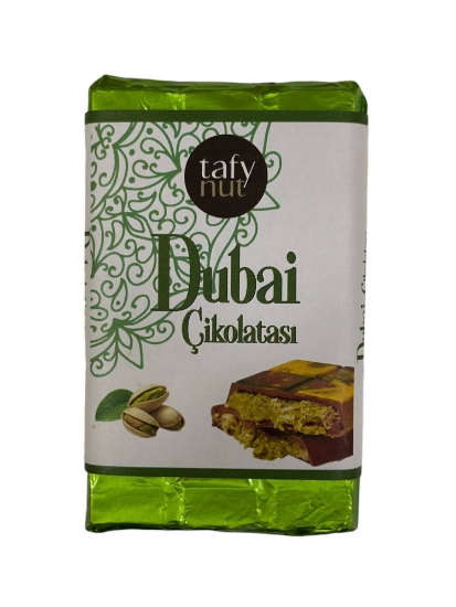 Tafy Nut Dubai Çikolatası %77 Antep Fıstığı 100 Gr