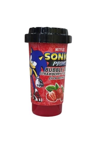 Soni̇c Pri̇me Bubble Tea Çi̇lek Aromali İçeçek 300 Ml