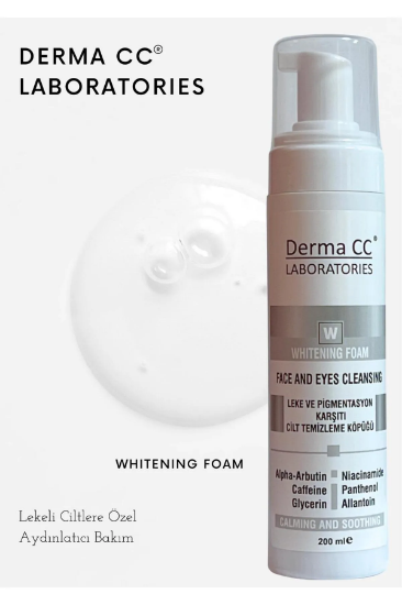 DERMA CC LABORATORIES  LEKELİ CİLT YÜZ TEMİZLEME KÖPÜĞÜ 200 ML