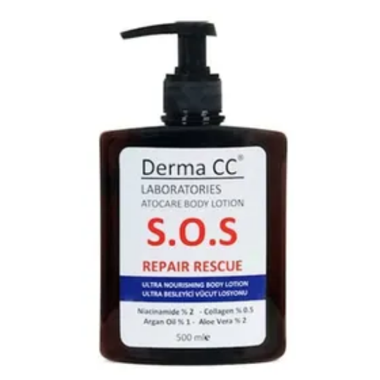 Derma Cc Laboratories Atocare Body Lotion S.O.S Bakım - Atopik Ciltlere Özel Vücut Losyonu 500 Ml