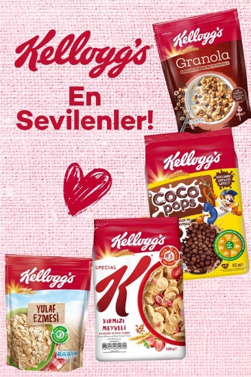 Kellogg's Çikolata Parçacıklı&Fındıklı Granola 340 Gr,Yulaf Ezmes