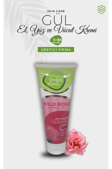 Hk Remedy El ve Vücut Kremi Wild Rose Extract 250 ml Tüp