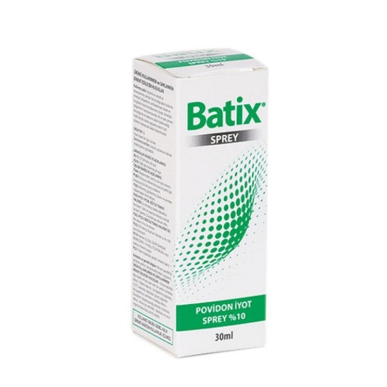 Batix %10 Povidon İyot Çözelti Sprey 30 ml