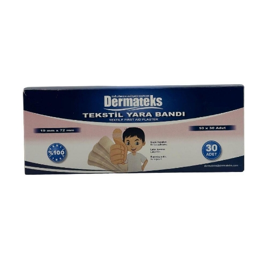 Dermateks Tekstil Yara Bandı 10 Lu x 30 Kutu