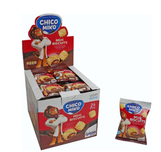 Chico Miko Mini Çikolata Krema Dolgulu Bisküvi 30 gr 24'lü Paket