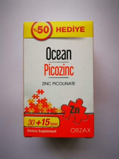 Ocean Picozinc Çinko Pikolinat 30+15 Tablet