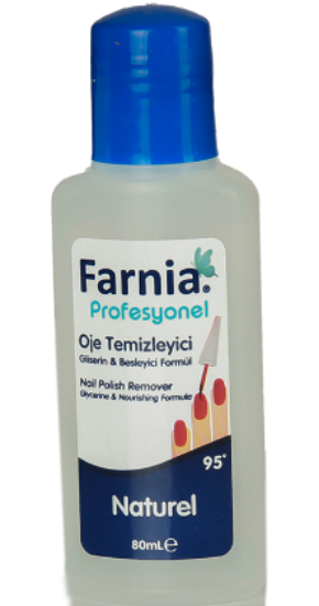 Farnia Aseton Oje Temizleyici Naturel 80 ml