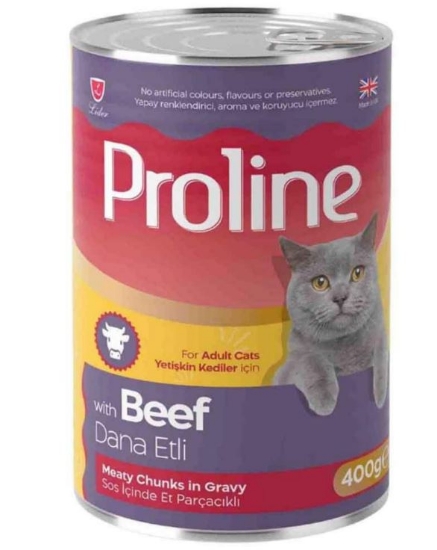 Proline Kedi Konserve Maması Dana Etli 400 Gr