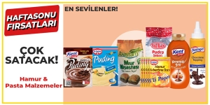 Haftasonu Fırsatları! Hamur&Pasta Malzemeleri kampanya resmi