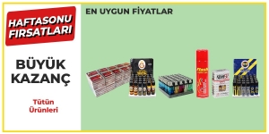 Haftasonu Fırsatları! Çakmaklar ve Tütün Aksesuarları kampanya resmi