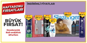 Haftasonu Fırsatları! Deodorant&Roll-on &Stick&Parfüm kampanya resmi